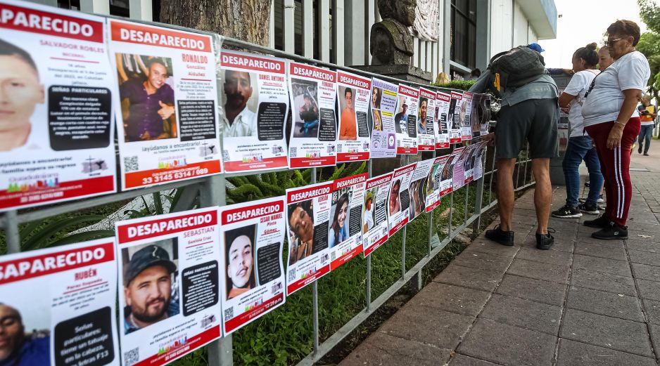 La Vicefiscalía, del 14 al 20 de julio, recibió 44 denuncias por desaparición, entre las cuales se cuentan 40 hombres y 11 mujeres. EL INFORMADOR / ARCHIVO