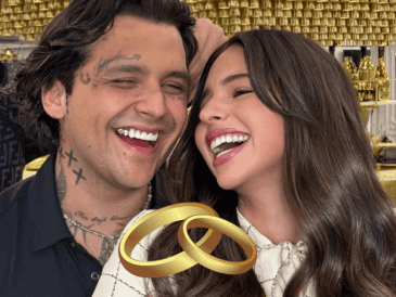 Ángela y Nodal cumplen su primer año de casados. ESPECIAL / IG / @micky_hair