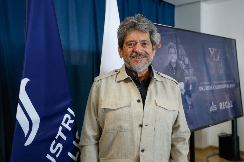  René Calderón Bujdud, ganador de la Medalla al Mérito Industrial 2025. EL INFORMADOR/H. Figueroa