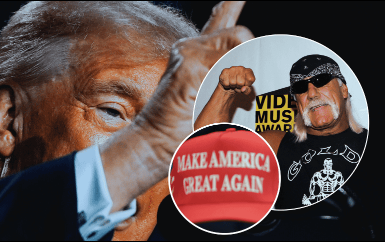 Hulk Hogan, cuyo nombre real era Terry Gene Bollea, fue un gran partidario de las políticas impulsadas por Donald Trump. AP / ARCHIVO