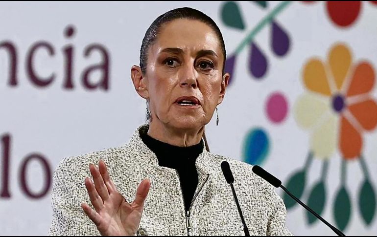 Claudia destaca avances en incautaciones de narcóticos. EL UNIVERSAL