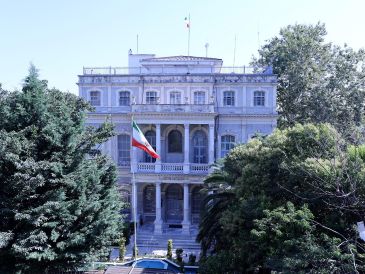 Consulado de Irán en Estambul, Turquía, sede de las negociaciones. EFE/T. Bozoglu