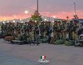 Se fortaleció la vigilancia en la capital del estado de Sinaloa con el envío de los refuerzos de nuevos elementos del Ejército, trescientos de ellos de las Fuerzas Especiales y Fusileros Paracaidistas. X / @Defensamx1