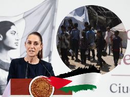 Sheinbaum afirmó que México pone todas sus palabras y sus acciones para que se construya la paz entre estos dos estados. EFE / J. MÉNDEZ / AP / ARCHIVO