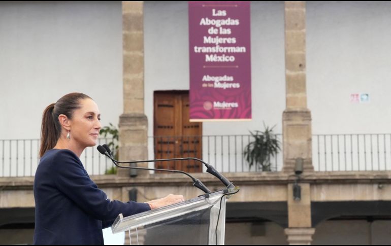La Presidenta Claudia Sheinbaum, sostuvo que se debe reivindicar un sistema de justicia para las mujeres como parte del segundo piso de la Cuarta Transformación. CORTESÍA/X/ @Claudiashein