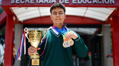 Diego Alejandro Ruelas Gómez es estudiante de la Secundaria 49 de Cocula, piensa en obtener grado profesional en física o matemáticas y su ideal es trabajar para la NASA. EL INFORMADOR/H. FIgueroa