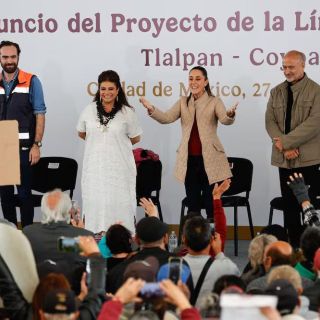 Sheinbaum y Brugada anuncian proyecto de la Línea 4 del Cablebús