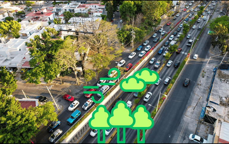 Te compartimos el índice de calidad de aire por zona. EL INFORMADOR / ARCHIVO