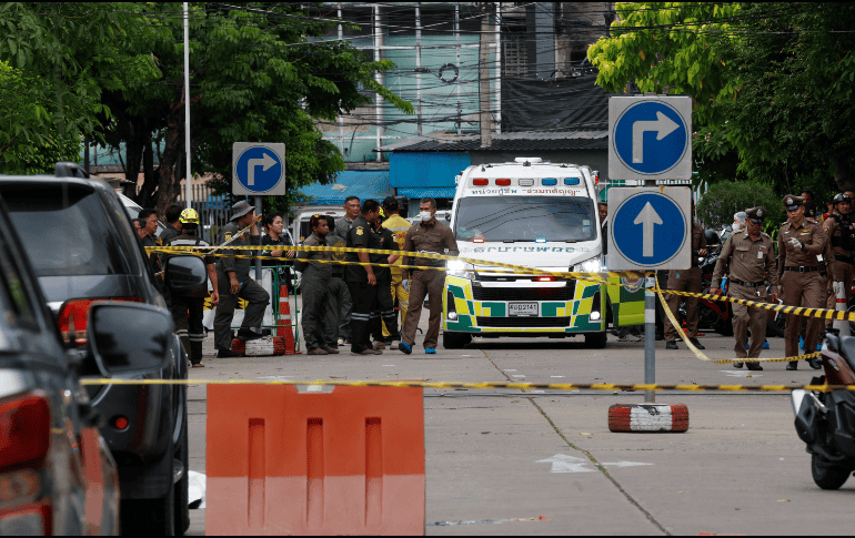 Aunque los tiroteos masivos no son comunes en ciudades como Bangkok, tres incidentes ocurridos entre 2020 y 2023 han puesto sobre la mesa la importancia de aplicar un mayor control de armas en el país. EFE / N. Sangnak