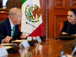 Claudia Sheinbaum se reunió el viernes pasado con el embajador de Estados Unidos en México, Ronald Johnson, y con congresistas republicanos y una demócrata. X / @USAmbMex