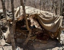 Los presuntos criminales estaban apostados en una zona de difícil acceso, hasta donde llegaron el Ejército Mexicano y la Guardia Nacional (GN) en una acción directa. ESPECIAL