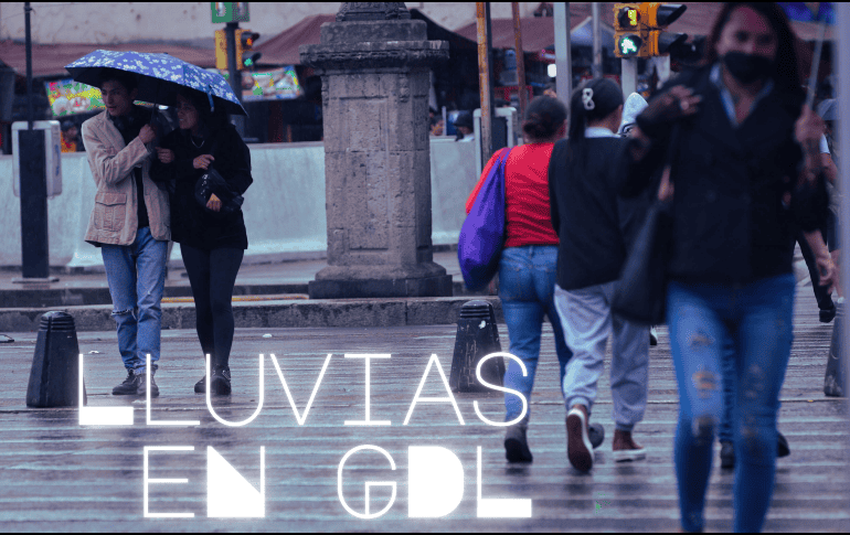 Chubascos podrían cubrir hasta un 50% de Guadalajara en punto de horas de la noche. EL INFORMADOR / ARCHIVO