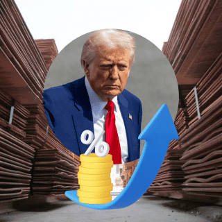 Trump impone aranceles del 50% a algunos productos de cobre