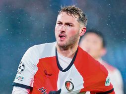 En tres años como jugador del Feyenoord, Santiago Giménez jugó 104 partidos en los que anotó 65 goles y aportó 12 asistencias. ESPECIAL