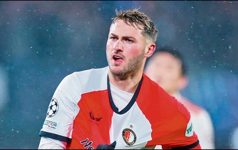 En tres años como jugador del Feyenoord, Santiago Giménez jugó 104 partidos en los que anotó 65 goles y aportó 12 asistencias. ESPECIAL