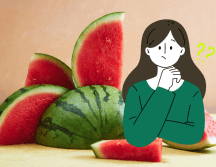 Las manchas blancas de la sandía pueden tener distintos orígenes según su ubicación. ESPECIAL