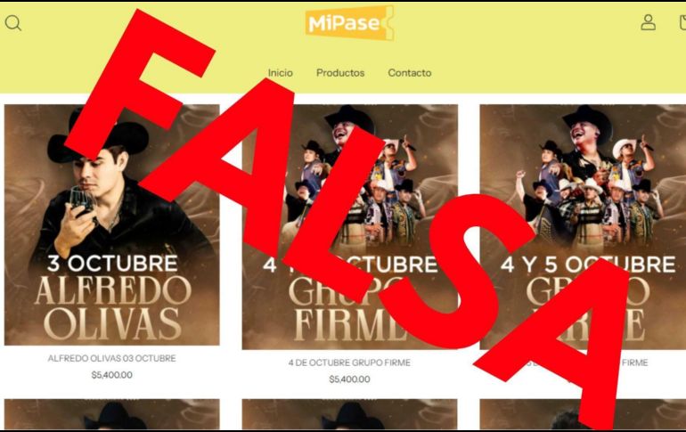 Advierten por página falsa con el mismo nombre, logo y diseño del sitio oficial para vender boletos del Palenque de las Fiestas de Octubre.ESPECIAL