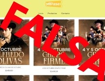 Advierten por página falsa con el mismo nombre, logo y diseño del sitio oficial para vender boletos del Palenque de las Fiestas de Octubre.ESPECIAL