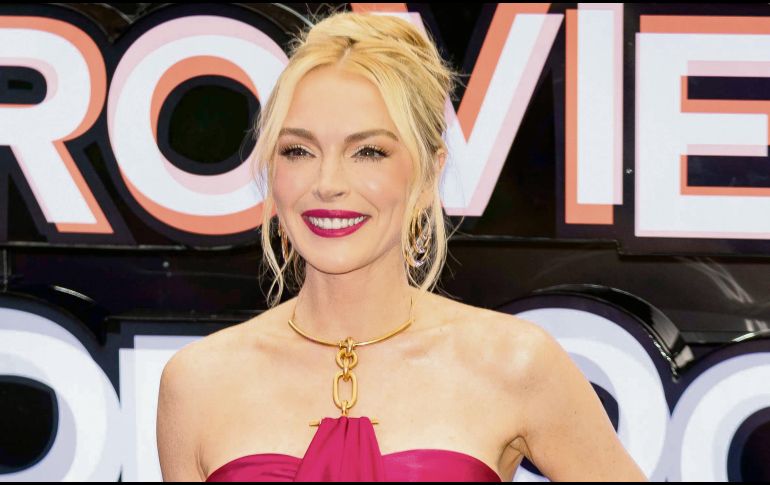 Lindsay Lohan alista el estreno de la cinta “Otro viernes de locos”. AFP