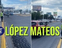 Los automovilistas que circulen en Avenida López Mateos este sábado serán parte de un operativo vial especial. ESPECIAL / FACEBOOK Policía Vial Jalisco