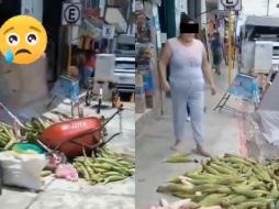 Varios usuarios la bautizaron como “Lady Elotes”, uniéndola a la lista de personajes virales señalados por comportamientos abusivos o irrespetuosos en el espacio público. X/@PandaDelAmor19