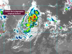 Pronóstico de lluvias para hoy lunes 04 de agosto de 2025. ESPECIAL / SMN