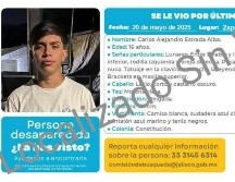 Carlos Alejandro ya fue identificado; su cuerpo será trasladado a Jalisco. ESPECIAL
