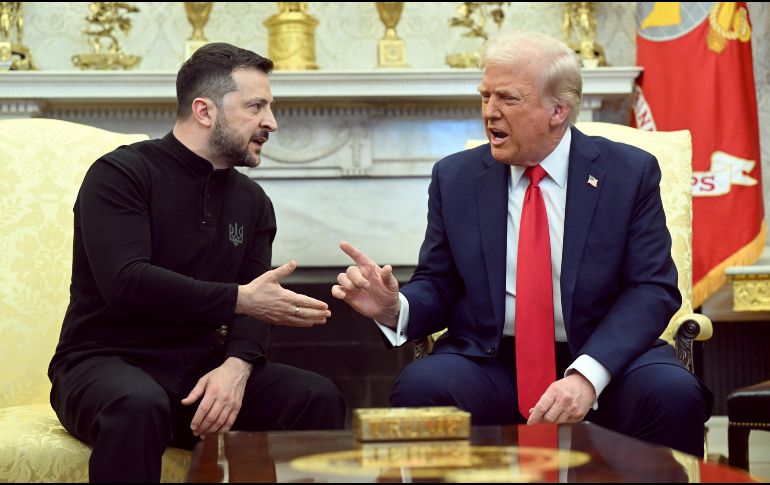 Zelenski abordó con Trump los acuerdos que permitirán a Kiev comprar nuevas partidas de armamento de Estados Unidos con dinero de otros países. AFP / ARCHIVO