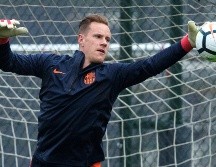 Marc-André Ter Stegen es uno de los capitanes del Barcelona. EFE / ARCHIVO