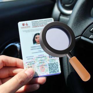 Así puedes identificar una licencia de conducir falsa