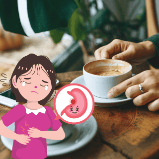 ¿Qué pasa si tomo café con el estómago vacío?