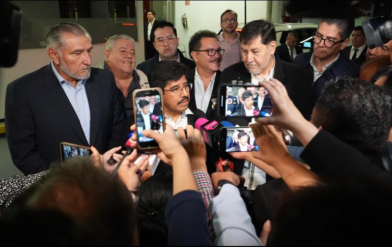 Sostienen encuentro en la oficina de la Junta de Coordinación Política. CORTESÍA