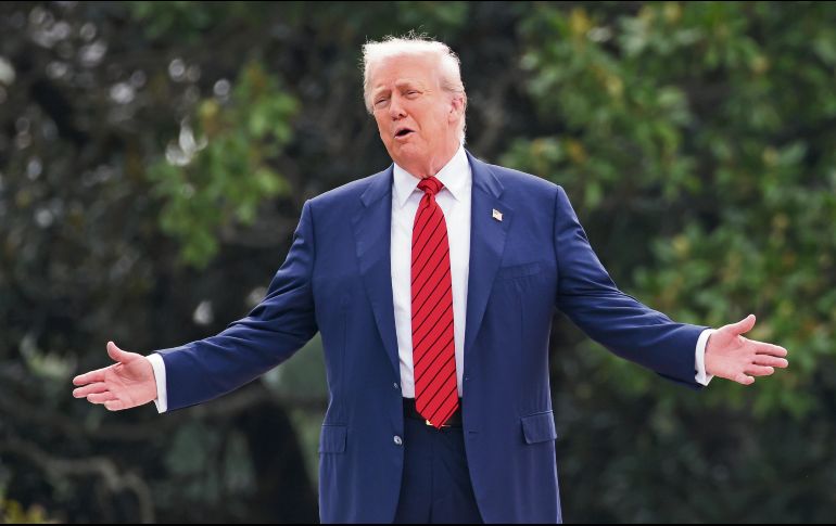 El mandatario de Estados Unidos insiste en su plan de llevar la producción de medicamentos a su nación. EFE