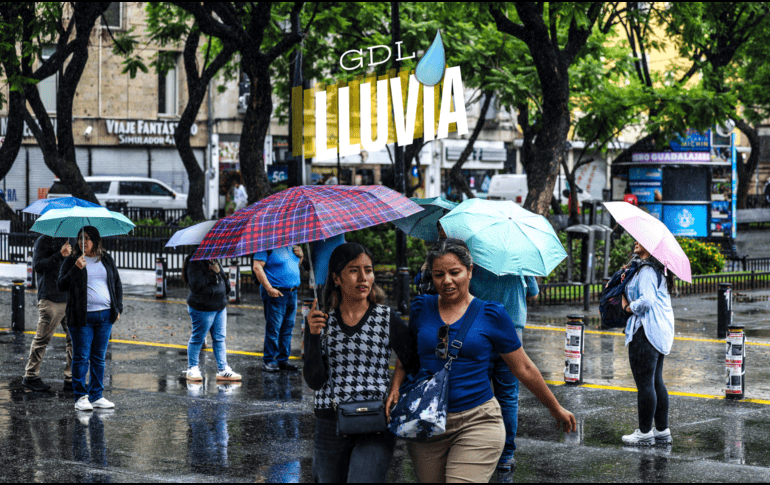 El pronóstico de lluvia se mantendrá rumbo al fin de semana, siendo más alto el sábado y el domingo. EL INFORMADOR / A. Navarro