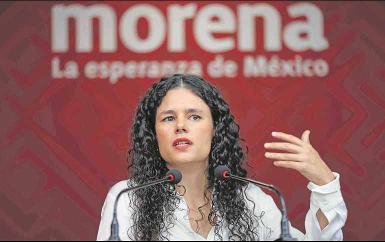 Luisa María Alcalde insiste en que su partido no son iguales a los opositores. EL UNIVERSAL