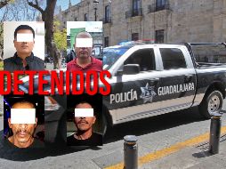 Los cuatro detenidos fueron puestos a disposición del Ministerio Público. EL INFORMADOR / ARCHIVO / ESPECIAL / Policía de Guadalajara