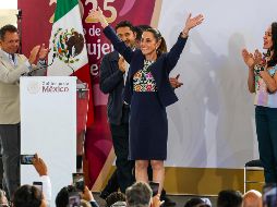 Claudia Sheinbaum durante la inauguración de la primera etapa del Hospital Regional del ISSSTE. EL INFORMADOR/A.NAVARRO