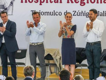 La Presidenta Claudia Sheinbaum y el Gobernador Pablo Lemus Navarro inauguraron la primera etapa del Hospital Regional de Tlajomulco, anunciando inversión para mejorar accesos y servicios, con el compromiso de fortalecer la salud y desarrollo urbano en la región. EL INFORMADOR/A. Navarro