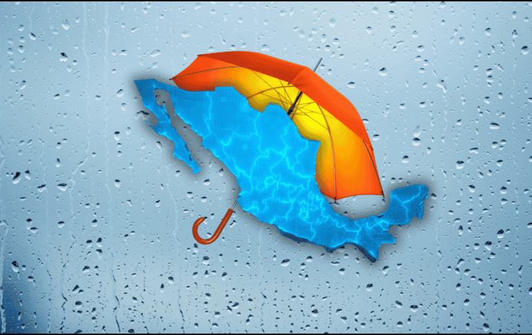 El monzón mexicano e inestabilidad atmosférica propiciarán lluvias puntuales muy fuertes varios puntos de México. ESPECIAL / CANVA