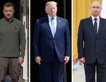 Volodímir Zelenski reacciona a la noticia de que los líderes de Estados Unidos y Rusia, Donald Trump y Vladímir Putin, se reunirán el próximo viernes en Alaska. AFP / ESPECIAL