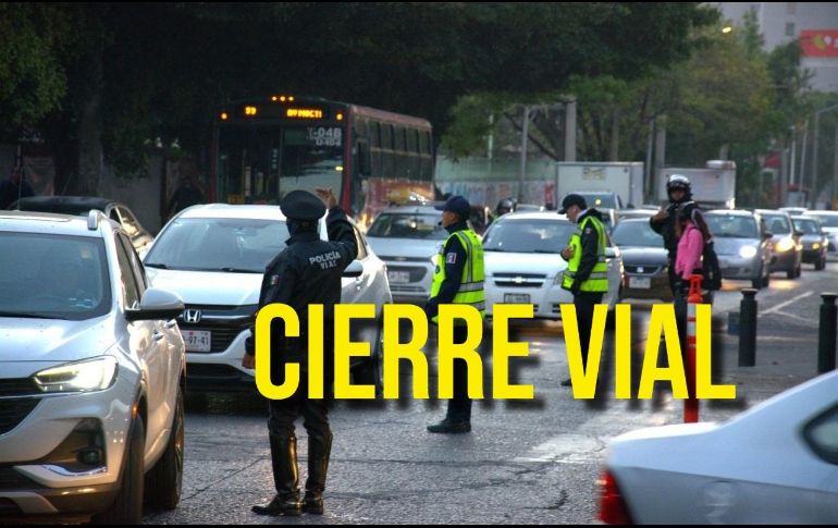 Estos son los distintos cierres viales que se presentarán el domingo por tres distintas carreras en el AMG. ESPCIAL / FACBOOK Policía Vial Jalisco