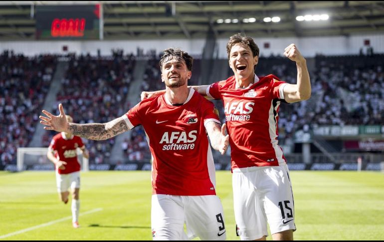 Con muy poco tiempo en el terreno de juego, el “Tiloncito” apareció en la parte final del partido. EFE/B. Czerwinski