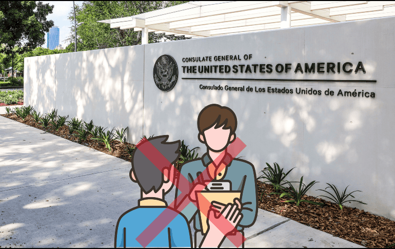 El Departamento de Estado actualizará las categorías de solicitantes que deberán presentarse físicamente a una entrevista consular. EL INFORMADOR / ARCHIVO