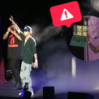 Natanael Cano agrede a su DJ en pleno concierto