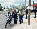 Policía Vial. Elementos participan en operativos para retirar motocicletas irregulares de la vía pública. ESPECIAL