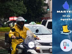 El pronóstico de tiempo severo de la SGIRPC indica lluvias fuertes en toda la capital entre las 14:00 horas de este martes y la medianoche. ESPECIAL, SUN / H. Salvador y CANVA