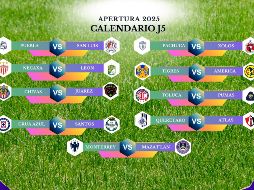 La J5 comenzará la acción con dos duelos a disputarse el viernes 15 de agosto y cierra con dos encuentros programados para el domingo 17. ESPECIAL / CANVA