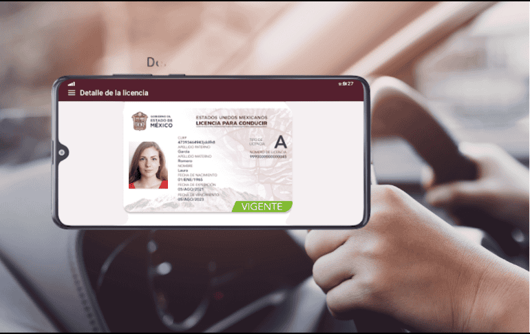 La licencia de conducir digital tiene el mismo valor que la versión física en el Estado de México. ESPECIAL