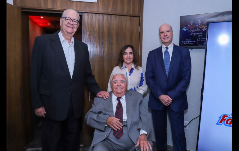 Jorge Corvera, René Rivial, Florencia Rivial y Luis Aranguren. GENTE BIEN JALISCO / C. Jimeno
