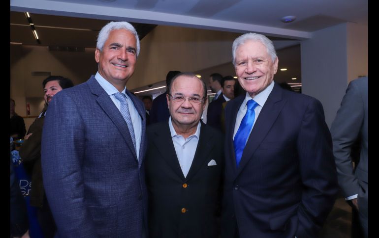 Mario Martínez Barone, Ernesto Gómez Ibarra y José Luis Covarrubias. GENTE BIEN JALISCO / C. Jimeno